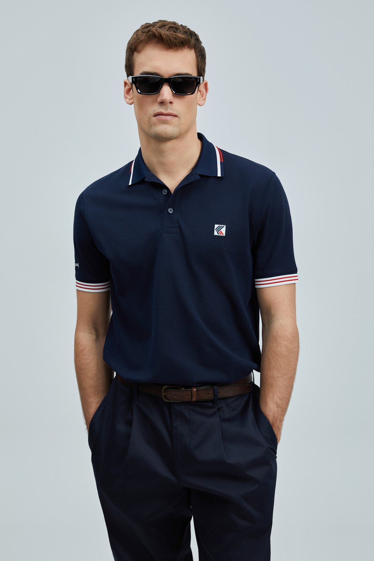 Eros Smart Erkek Polo Tişört Lacivert - Lufian (1)