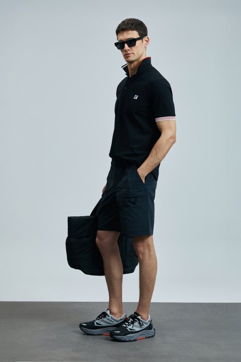 Eros Smart Erkek Polo Tişört Siyah - LUFIAN