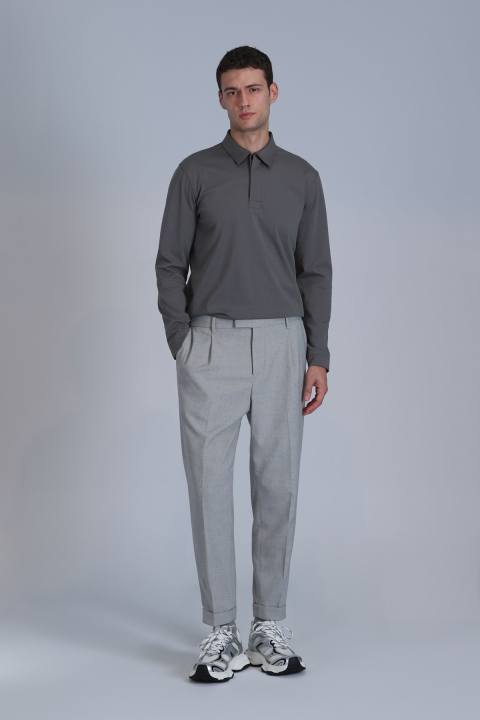 Evan Erkek Uzun Kol Tişört Nefti Yeşil - Lufian (1)