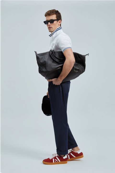 Everes Smart Erkek Polo Tişört Beyaz - Lufian