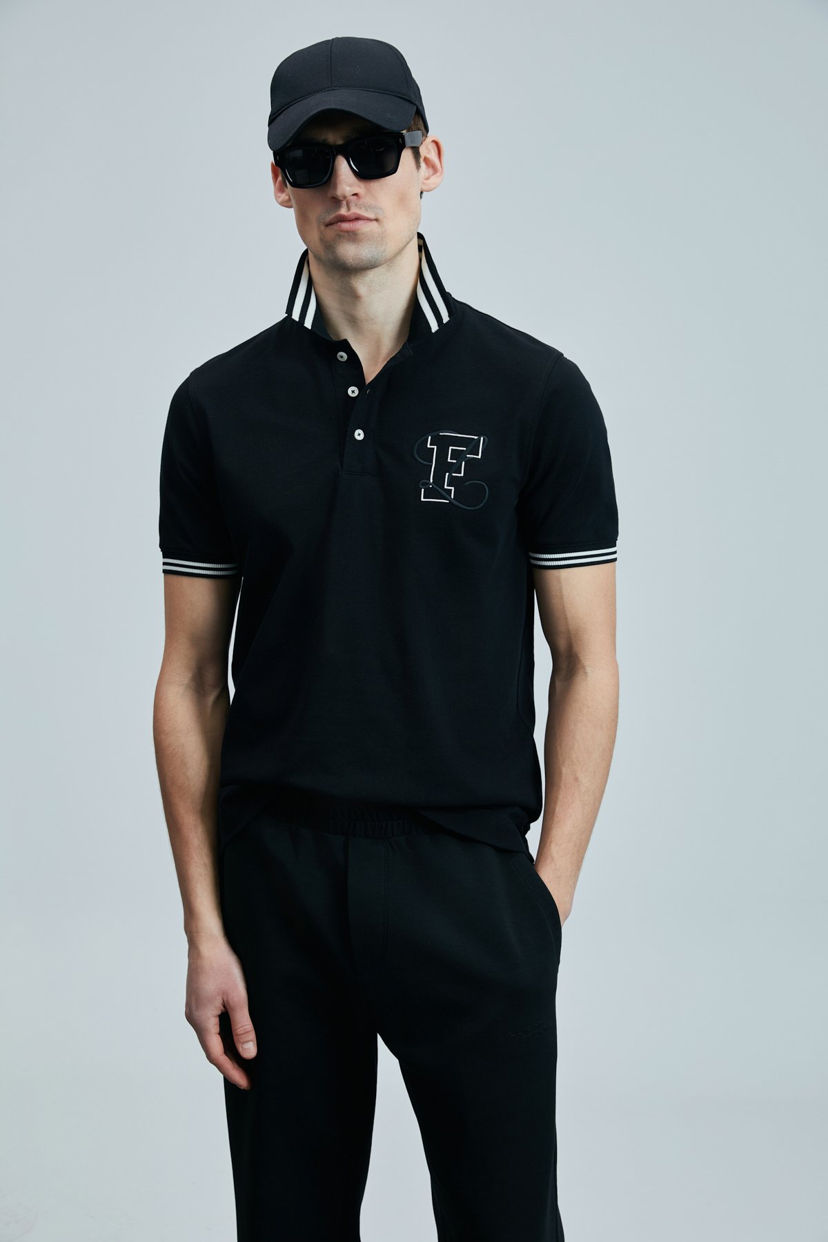 Everes Smart Erkek Polo Tişört Siyah - Lufian (1)