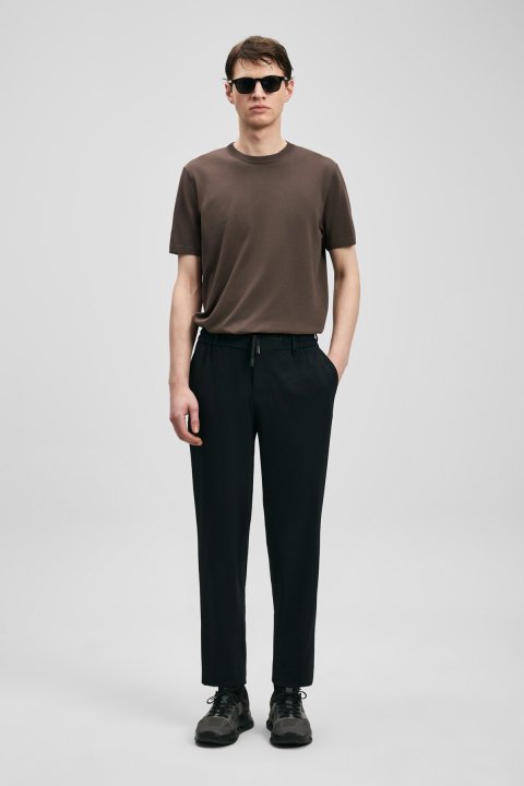 Evrıc Smart Erkek Chino Pantolon Slim Fit Siyah - Lufian