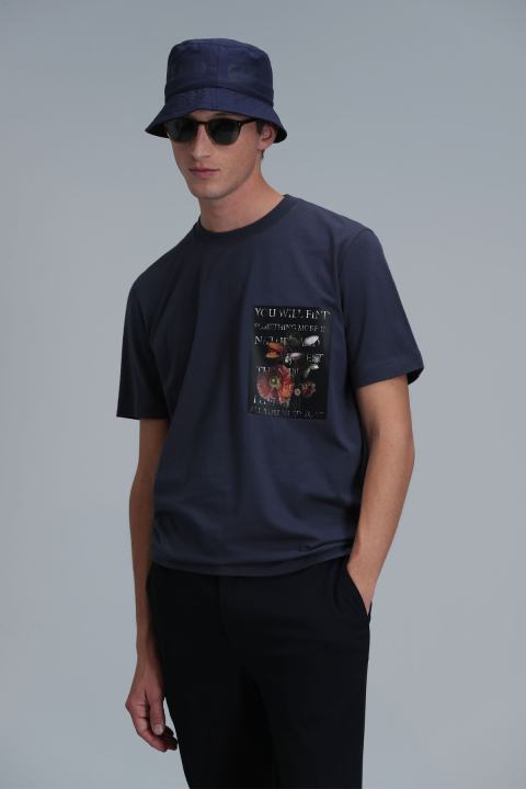 Exotıc Modern Grafik T- Shirt Antrasit - Lufian