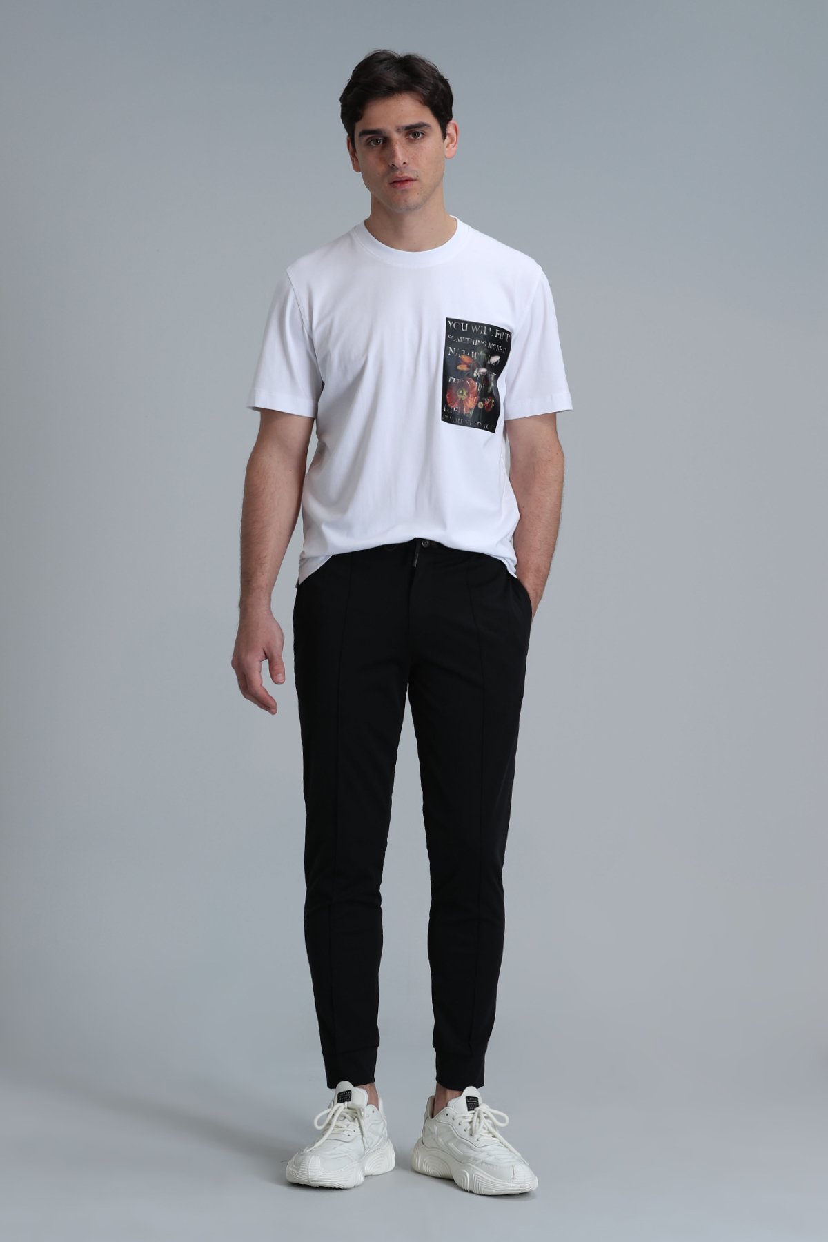 Exotıc Modern Grafik T- Shirt Beyaz - Lufian (1)