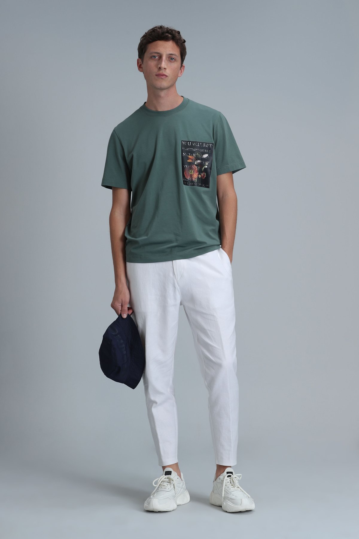 Exotıc Modern Grafik T- Shirt Ördek Yeşili - Lufian (1)