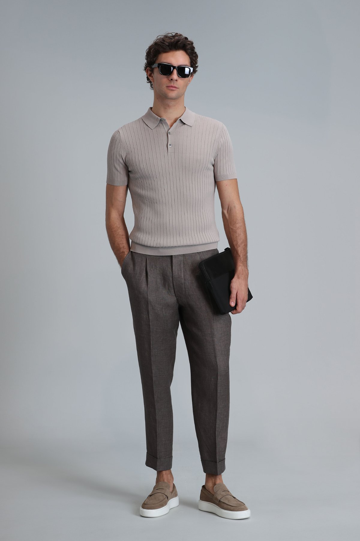 Eze Erkek Kazak Bej - Lufian (1)