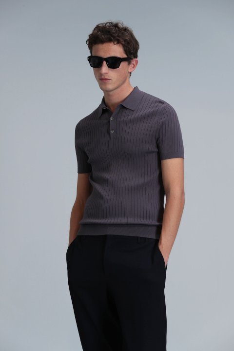 Eze Erkek Kazak Mürdüm - Lufian