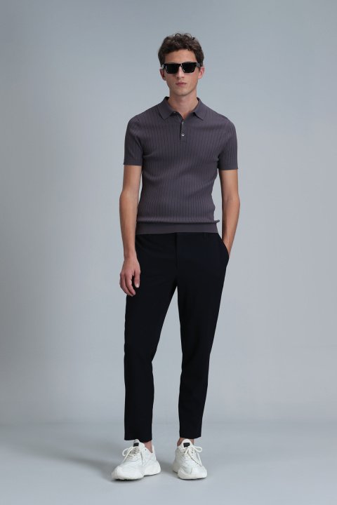 Eze Erkek Kazak Mürdüm - Lufian (1)