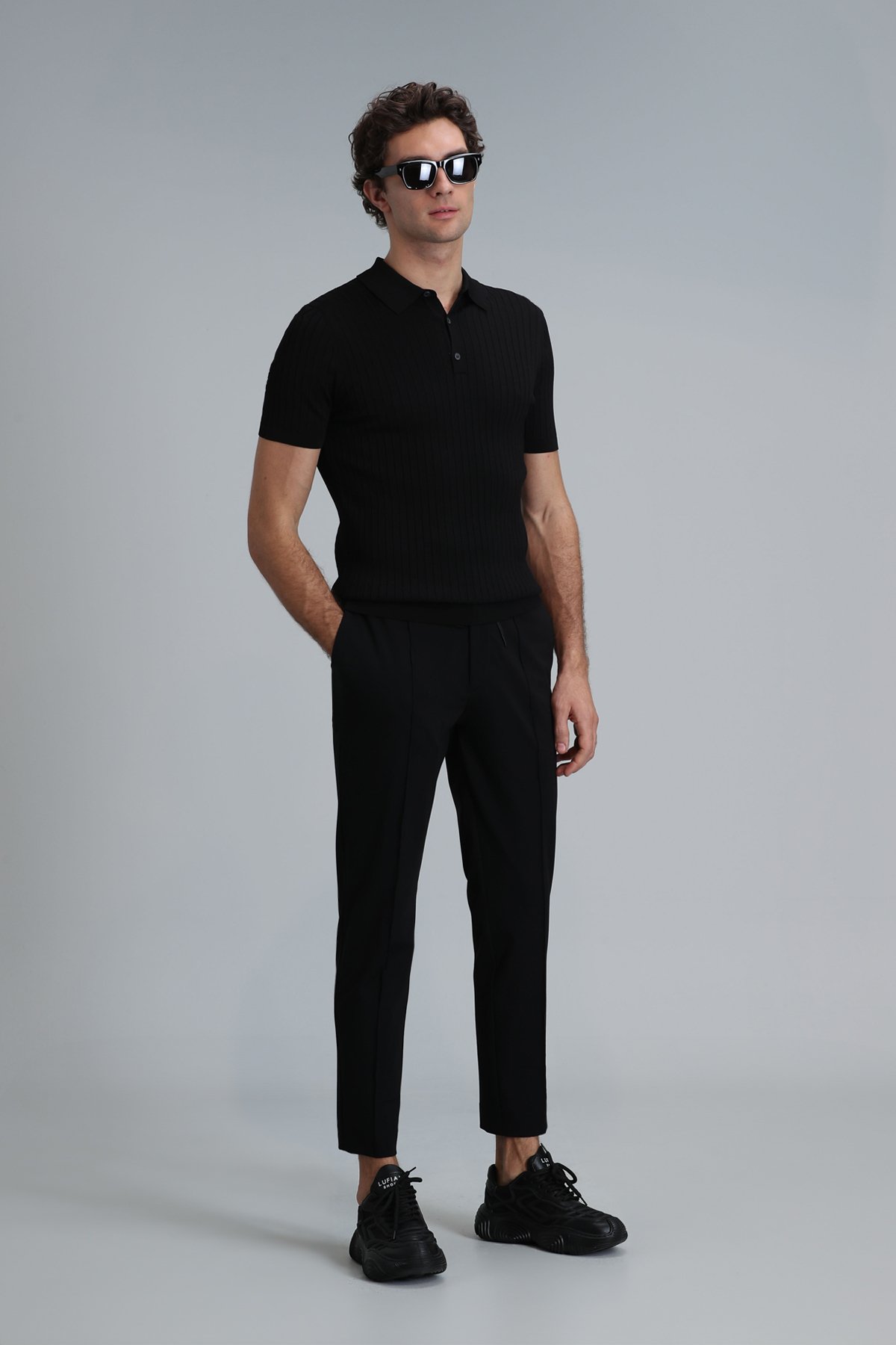 Eze Erkek Kazak Siyah - Lufian (1)