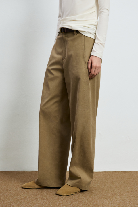 Fade Damenhosen Kamelhaare - LUFIAN