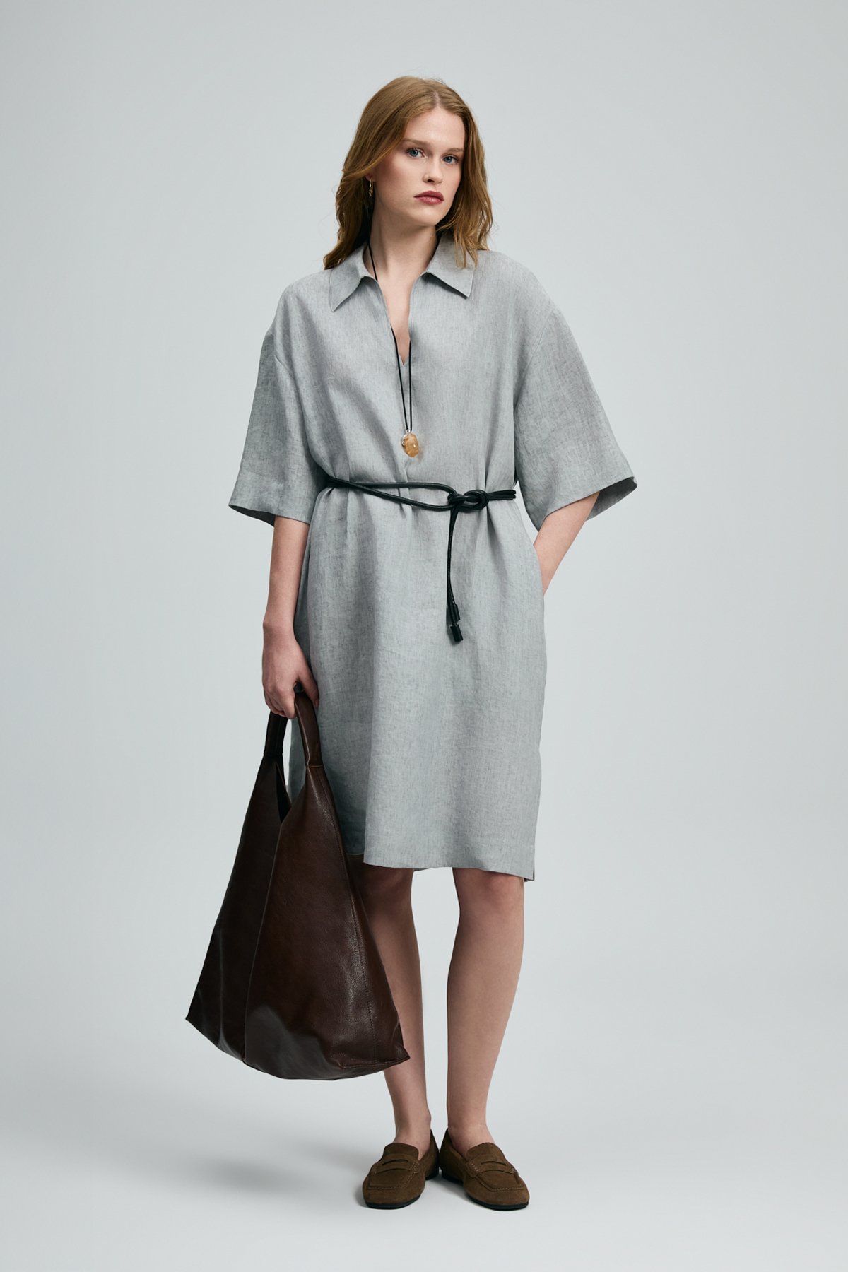 Faıry Women's Dress Gray - LUFIAN
