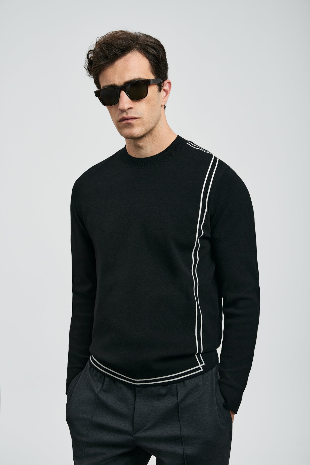 Farm Erkek Kazak Siyah - Lufian