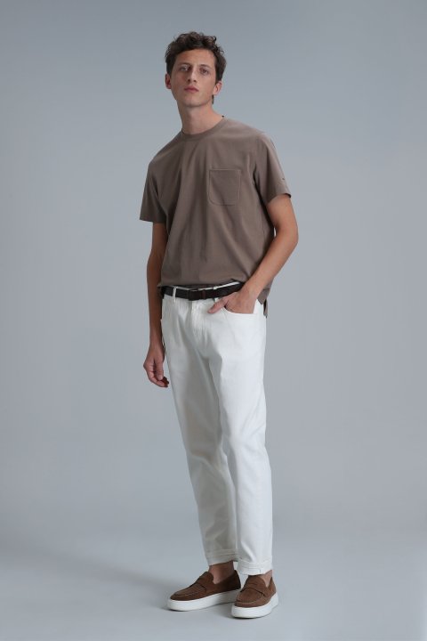 Felıx Modern Grafik T- Shirt Deve Tüyü - Lufian (1)