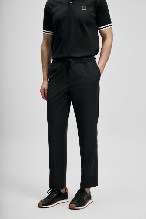 Fenrıc Smart Erkek Chino Pantolon Slim Fit Siyah - Lufian (1)