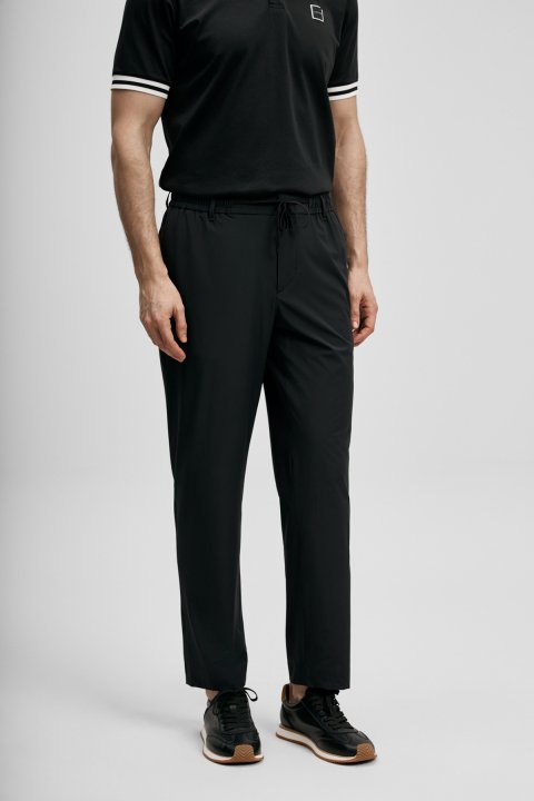 Fenrıc Smart Erkek Chino Pantolon Slim Fit Siyah - LUFIAN