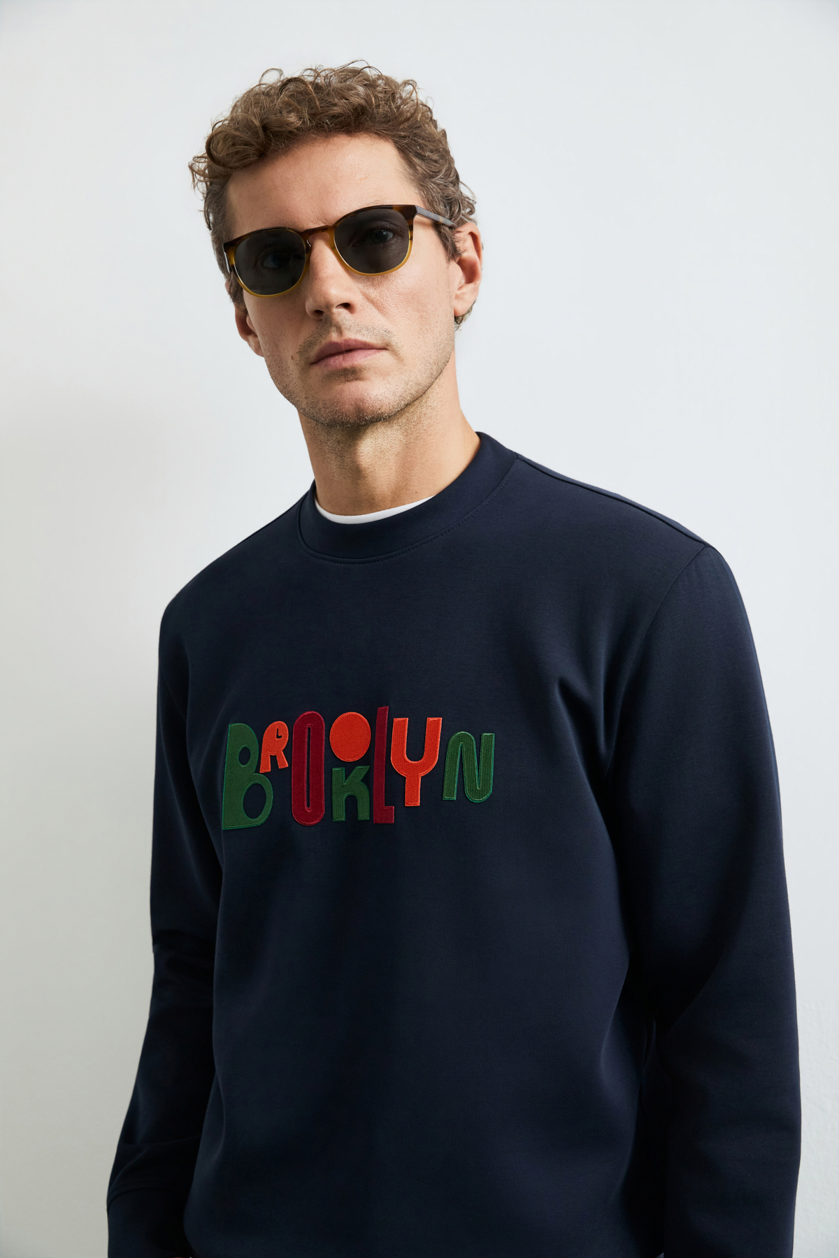 Male Sweatshirt Navy - Lufian