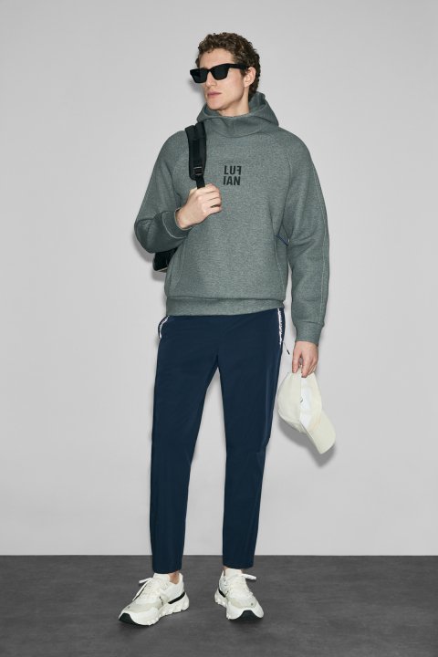 Flexor Men's Sweatpants Navy Blue - Lufian