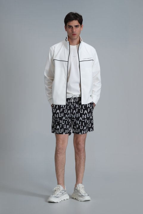 Font Erkek Deniz Şortu Siyah - Lufian