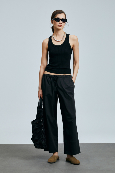 Fors Kadın Rayon Kazak Siyah - Lufian (1)