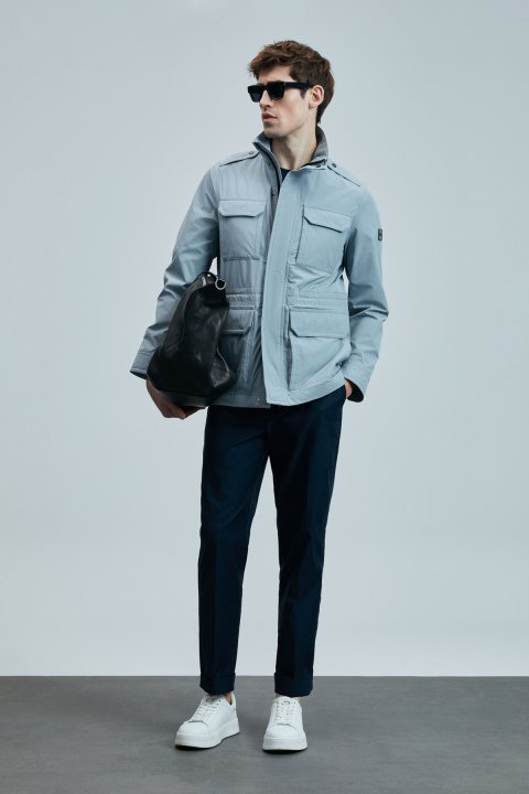 Freddıe Men's Coat Dark Gray - Lufian (1)