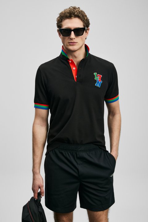 Fun Smart Men's Polo T-Shirt Black - Lufian (1)