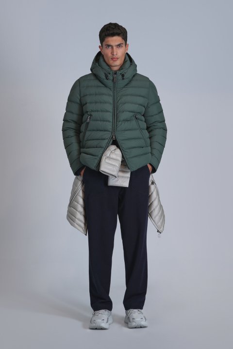 Gabrıel Goose Down Men's Coat Green - Lufian (1)