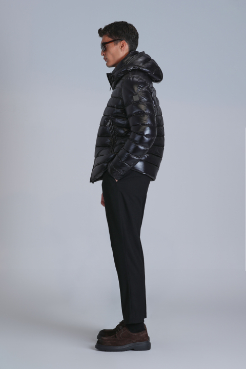 Gabrıel Kaz Tüyü Erkek Mont Siyah - Lufian