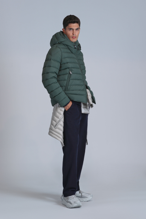 Gabrıel Kaz Tüyü Erkek Mont Yeşil - Lufian