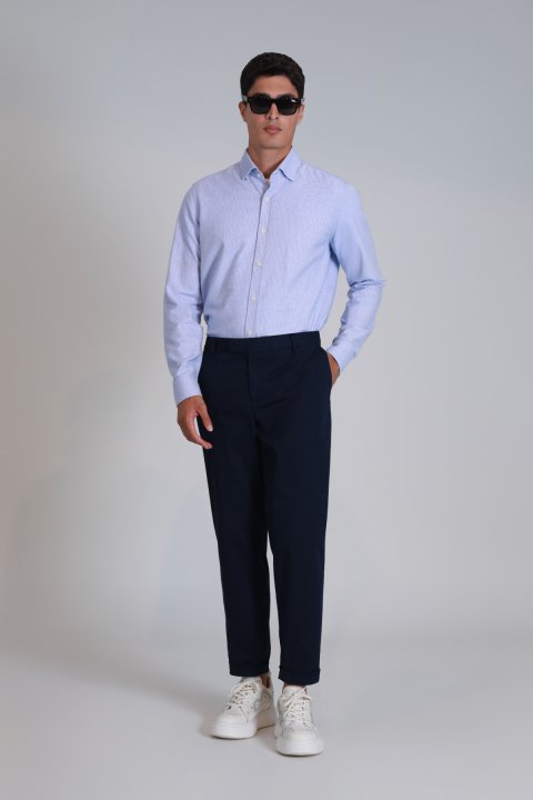 Gabrıel Sports Men's Chino Pants Straight Fit Navy Blue - Lufian (1)