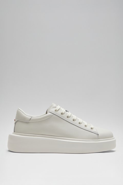 Gage Erkek Deri Sneaker Ayakkabı Beyaz - Lufian