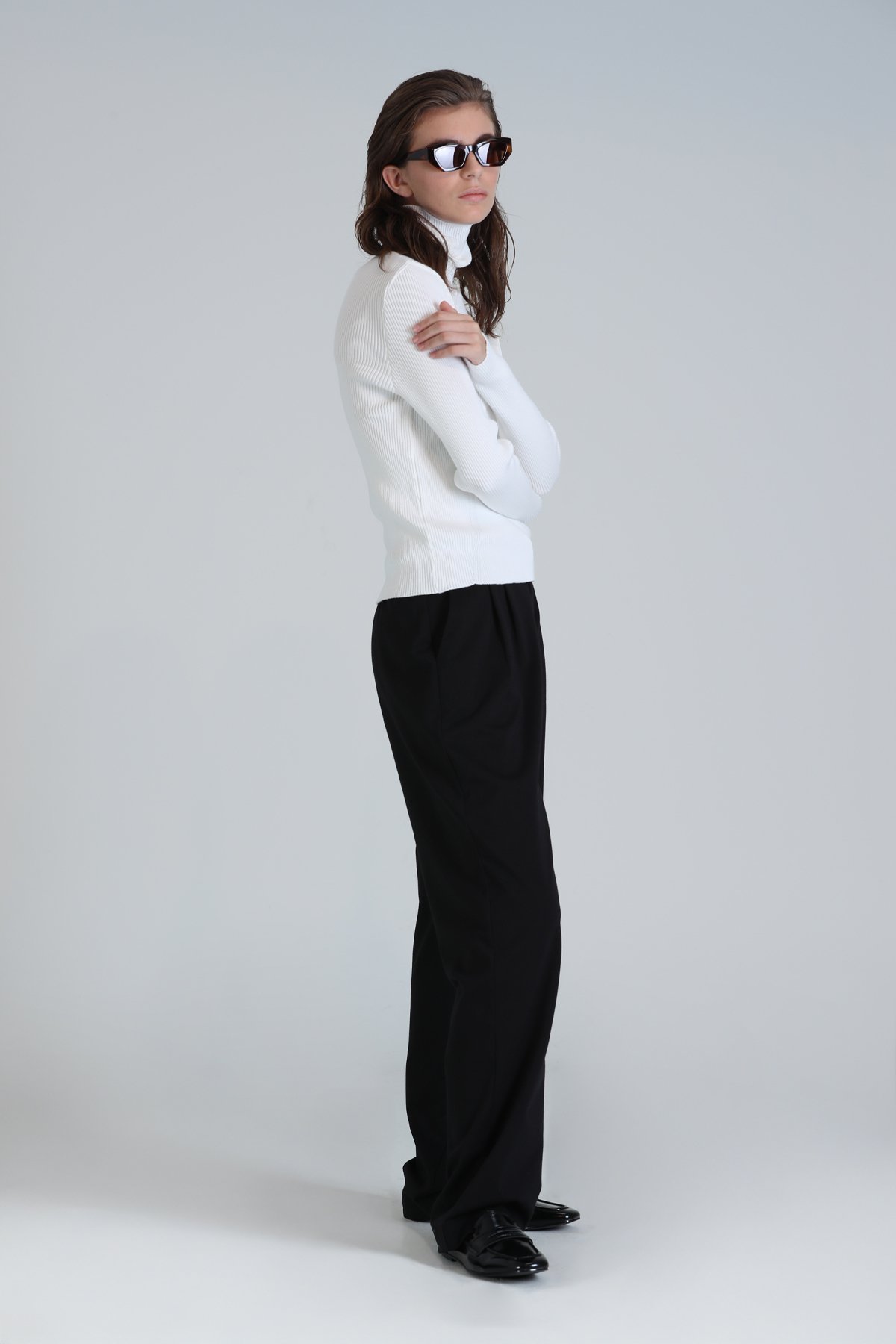 Gale Kadın Kazak Ekru - Lufian (1)