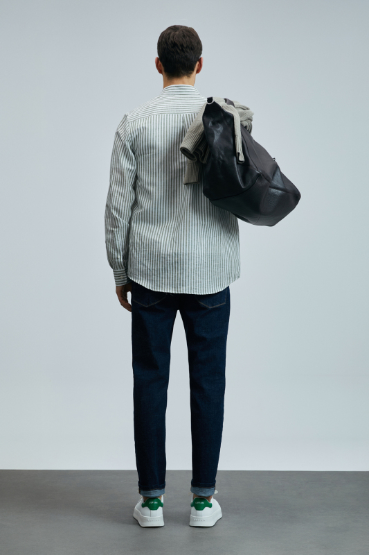 Galıo Smart Jean Erkek Pantolon Regular Fit Mavi - 6