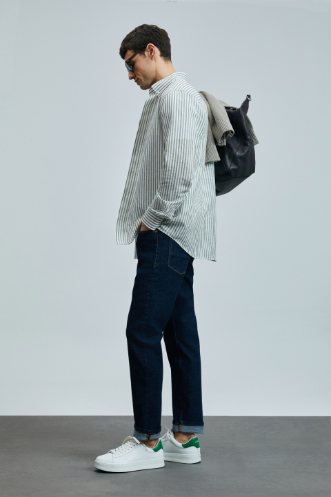 Galıo Smart Jean Men's Pants Regular Fit Blue - Lufian