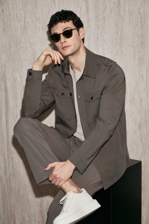 Gary Erkek Gömlek Ceket Toprak - Lufian