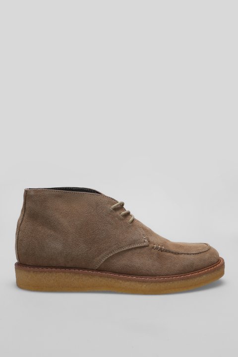 Gary Men's Leather Boots Camel Hair - Lufian