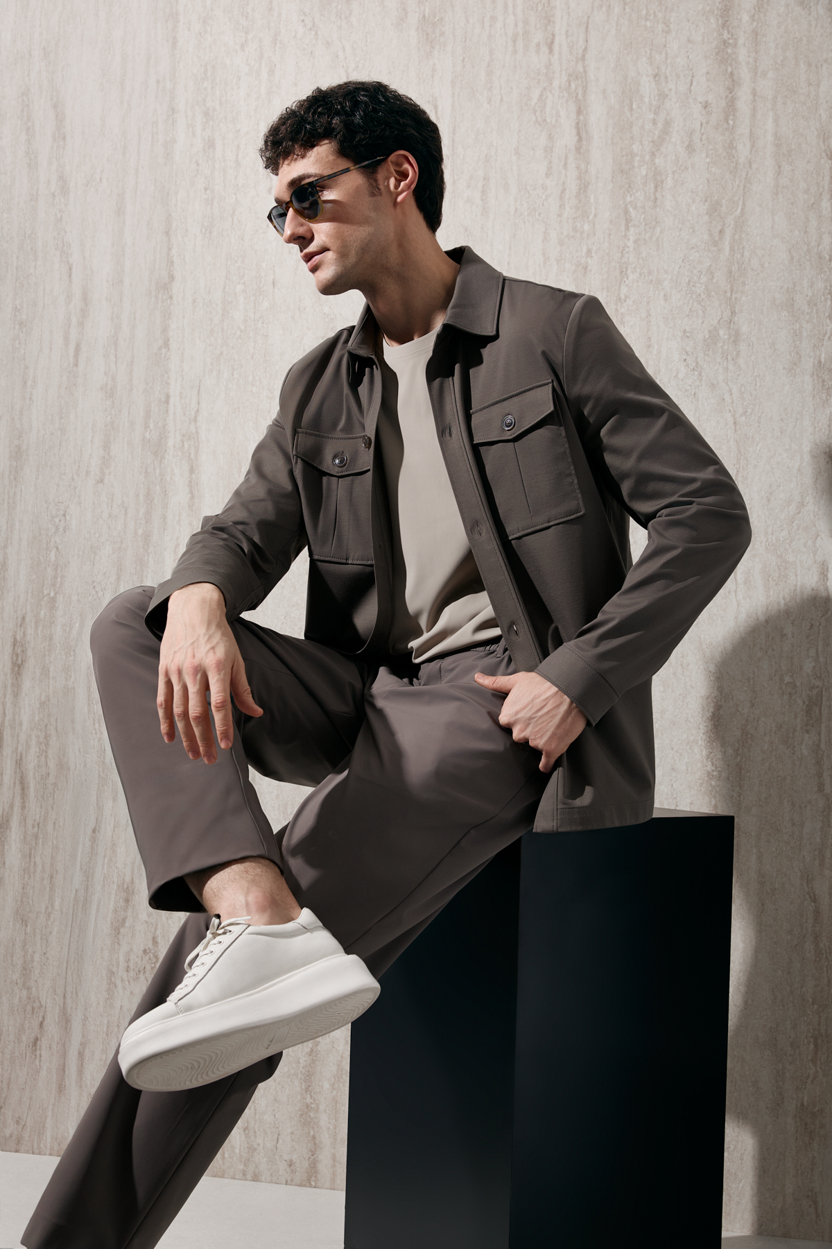 Men's Shırt Jacket Soıl - Lufian (1)