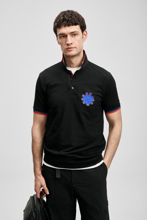 Gavın Smart Erkek Polo Tişört Siyah - Lufian