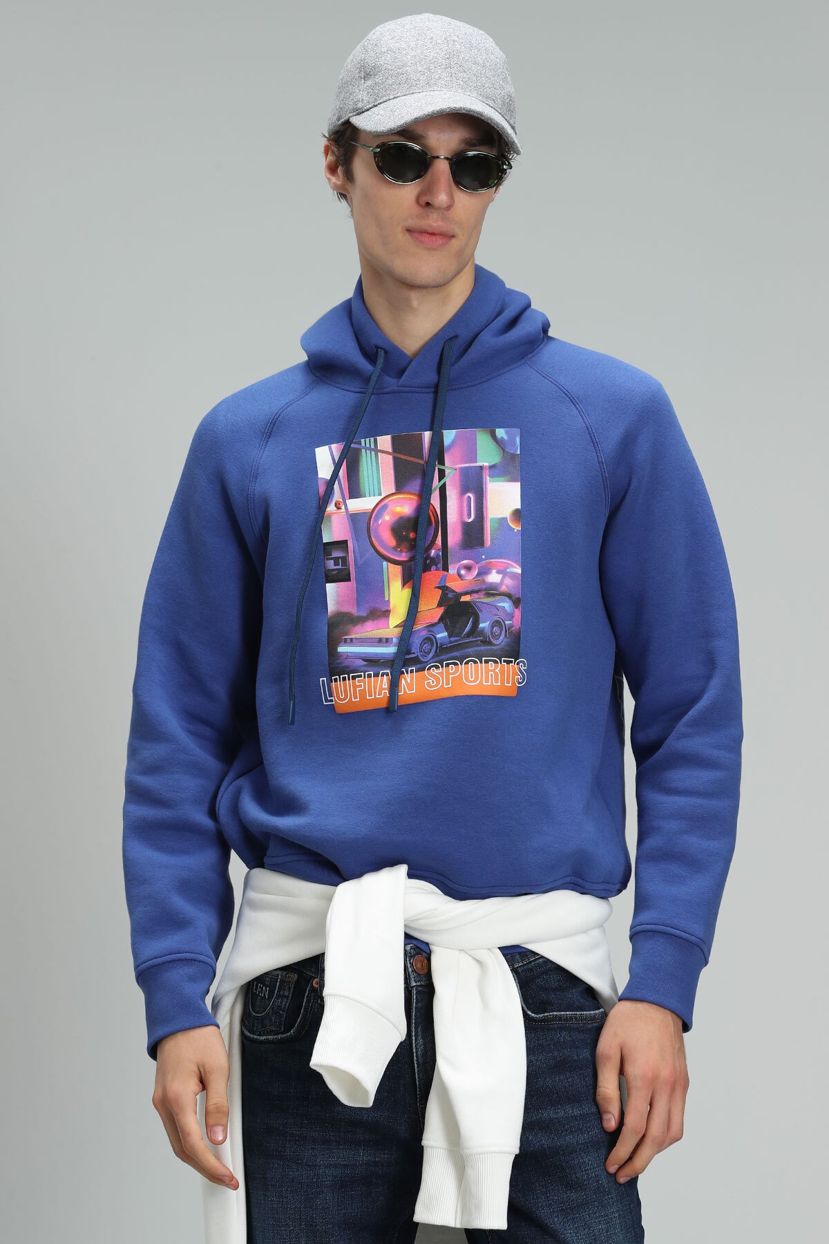 General Erkek Sweatshirt Saks - LUFIAN