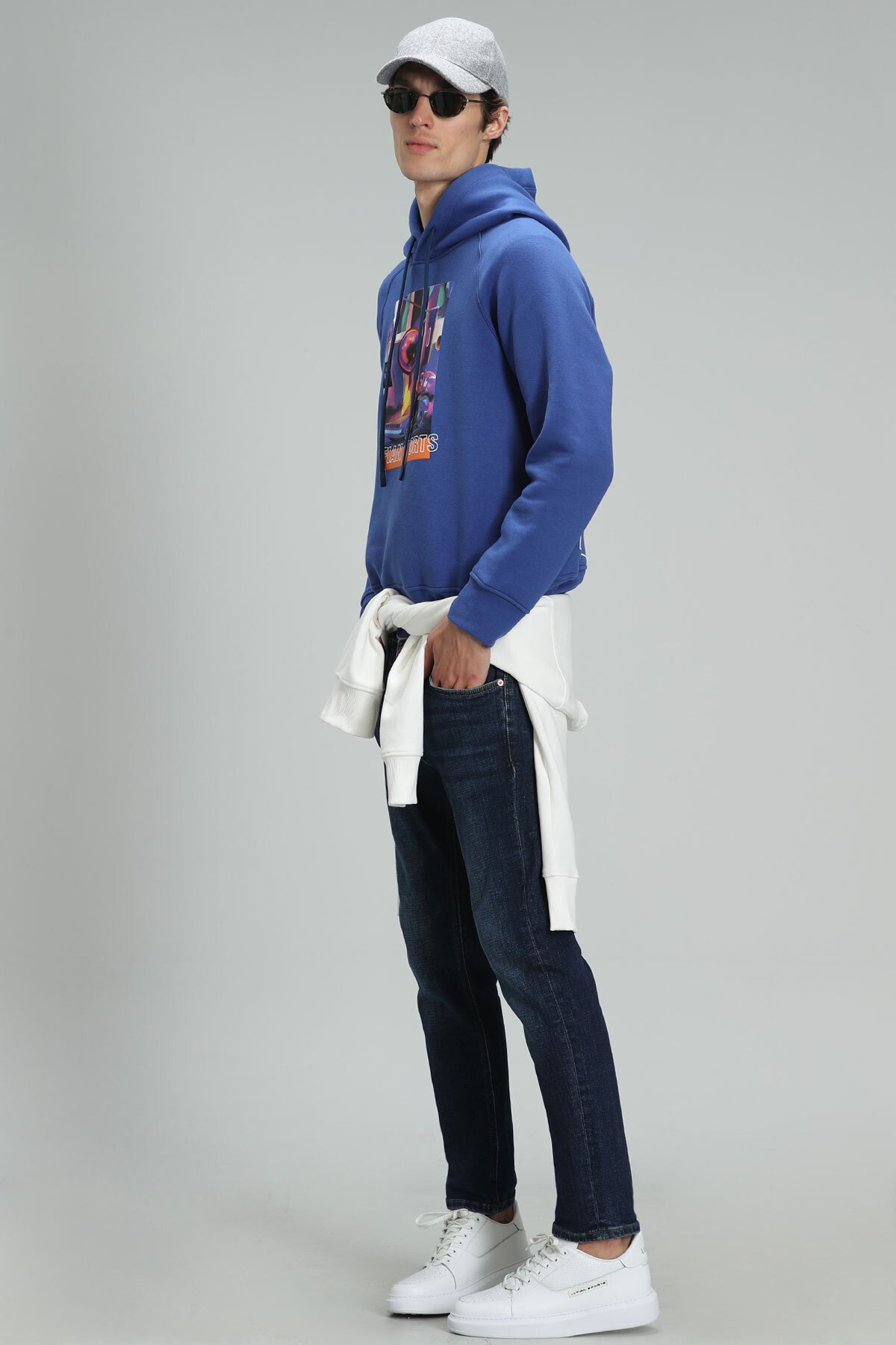 General Erkek Sweatshirt Saks - LUFIAN
