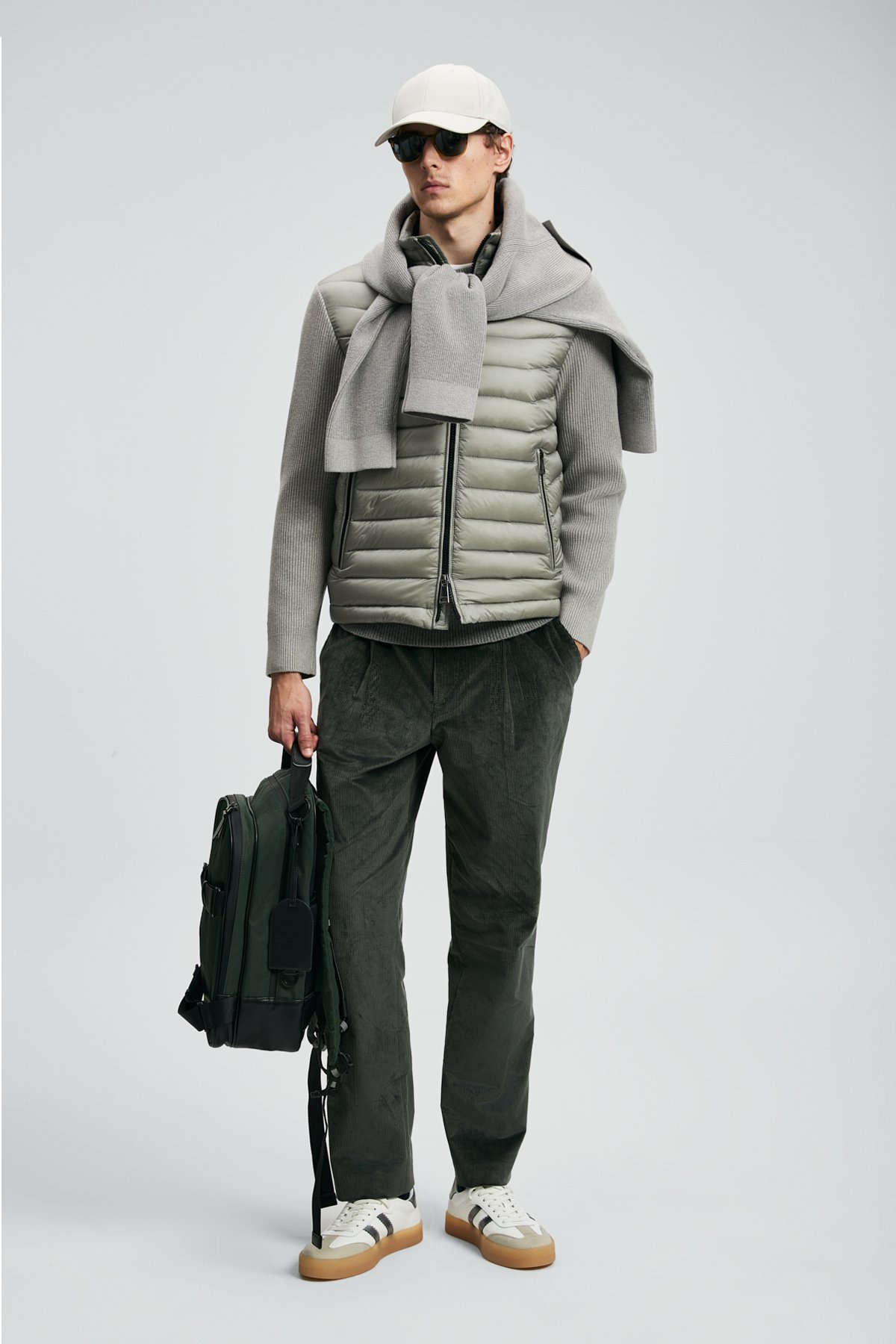 Goose Feather Male Coat Beıge - Lufian