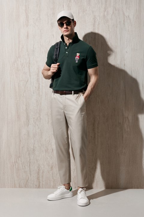 Glen Erkek Beach Jogger Pantolon Slim Fit Bej - Lufian