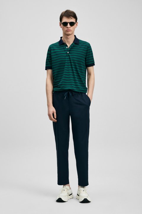 Glen Erkek Beach Jogger Pantolon Slim Fit Lacivert - Lufian