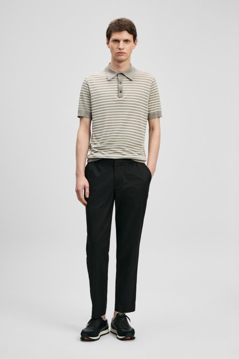Glen Men's Beach Jogger Pants Slim Fit Black - Lufian