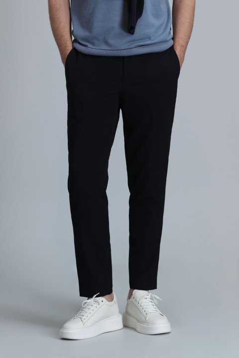 Glen Smart Erkek Chino Pantolon Slim Fit Lacivert - Lufian (1)