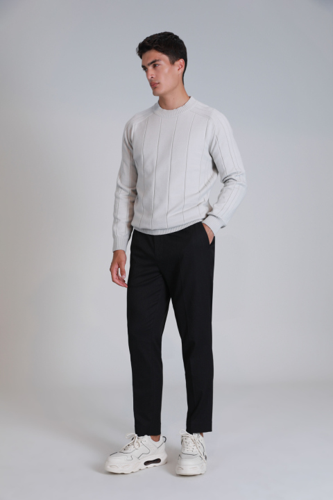 Glen Spor Erkek Chino Pantolon Slim Fit Siyah - Lufian