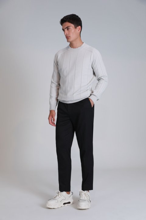 Glen Spor Erkek Chino Pantolon Slim Fit Siyah - Lufian