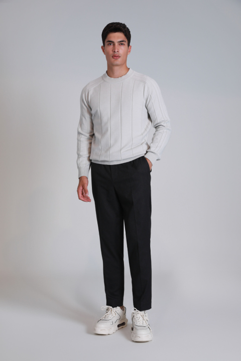 Glen Spor Erkek Chino Pantolon Slim Fit Siyah - Lufian (1)