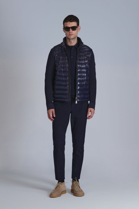 Glenn Kaz Tüyü Erkek Mont Lacivert - Lufian (1)