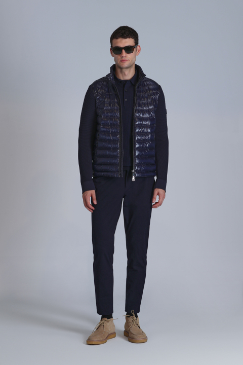 Glenn Kaz Tüyü Erkek Mont Lacivert - Lufian (1)