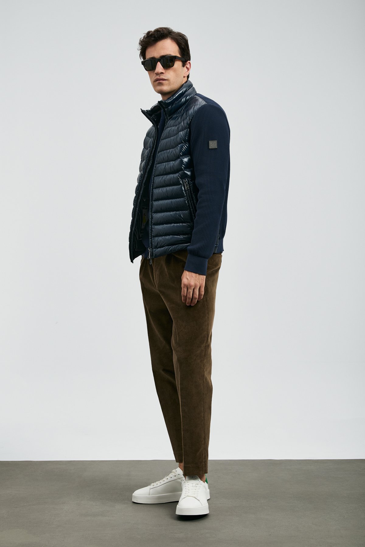 Glenn Kaz Tüyü Erkek Mont Lacivert - Lufian (1)